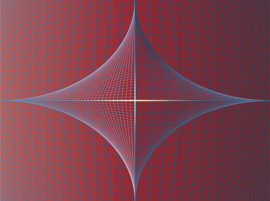psychedelic grid. Rhombus Bright abstract retro futuristic background