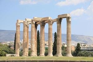 Templo de Zeus Olímpico, Atenas, Grecia foto