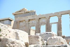 Parthenon Temple on the Acropolis of Athens, Greece photo