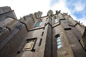 mont saint michel sur de francia foto