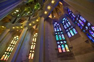 Inside the Sagrada Familia, Spain photo