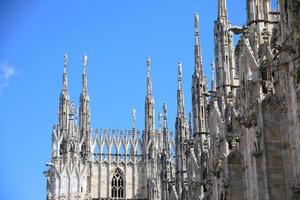 catedral de milán, duomo di milano, italia foto