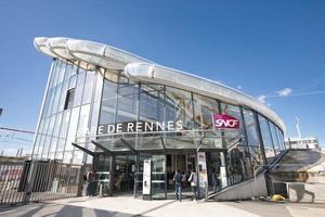 La estación de tren de Rennes Rennes Francia foto