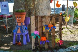 festival de las flores en girona temps de flors, españa. 2018 foto