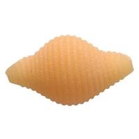 Conchiglie shell pasta italiana aislado sobre blanco