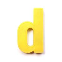 Magnetic lowercase letter D photo