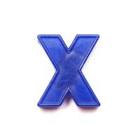 Magnetic lowercase letter X photo