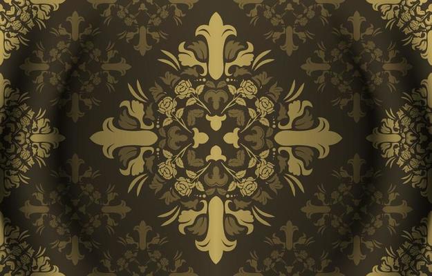 Ornamental Vintage Pattern Background