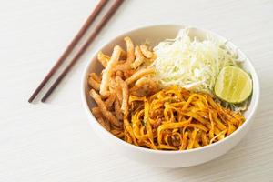 Chinese Yunnan Noodles or Kwa Meng photo