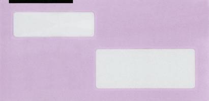 Purple mail letter envelope photo