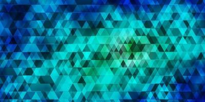 Light BLUE vector backdrop with lines, triangles.