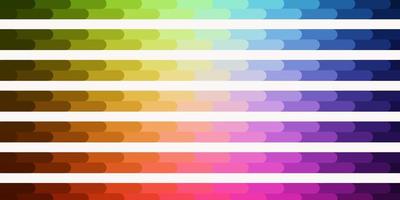 Light Multicolor vector background with lines.