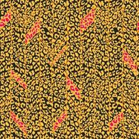 Cheetah skin pattern seamless pattern background vector
