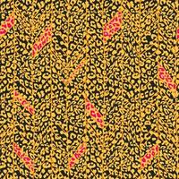 Cheetah skin pattern seamless pattern background vector