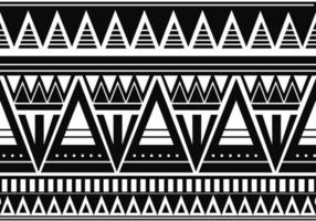 Unique tribal hand drawn navajo seamless pattern motifs vector