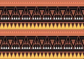 Seamless vintage pattern with Ethnic and tribal motifs. vector