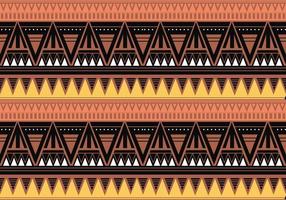 Seamless vintage pattern with Ethnic and tribal motifs. vector