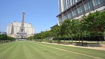 hermoso edificio de arquitectura en la ciudad de macao video