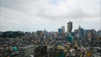 vacker arkitekturbyggnad i macau city video