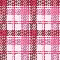 Seamless pattern plaid pastel pink vector