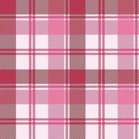 Seamless pattern plaid pastel pink vector