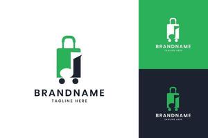 travel music negative space logo design vector