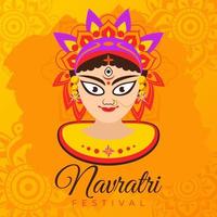 Navratri Festival Background Concept vector