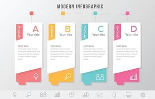 Modern Infographic Template vector