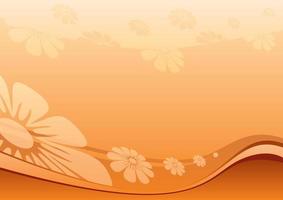 Summer flower background created in desert colors vector