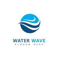 Wave logo symbol vector illustration design