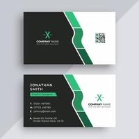Creative business card template vector