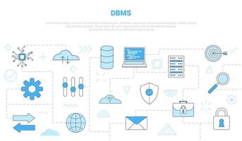 concepto de sistema de gestión de base de datos dbms vector