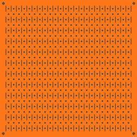 Peg board perforated texture background material with round holes. vector