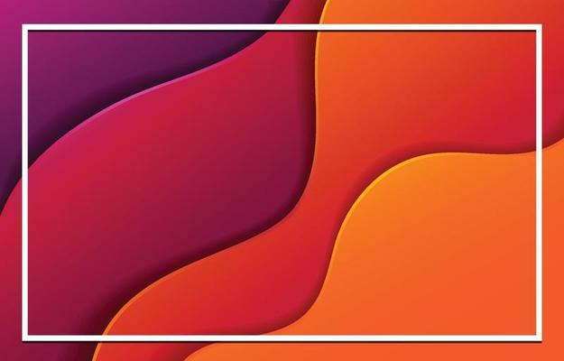 Red Background with Paper Cut Effect