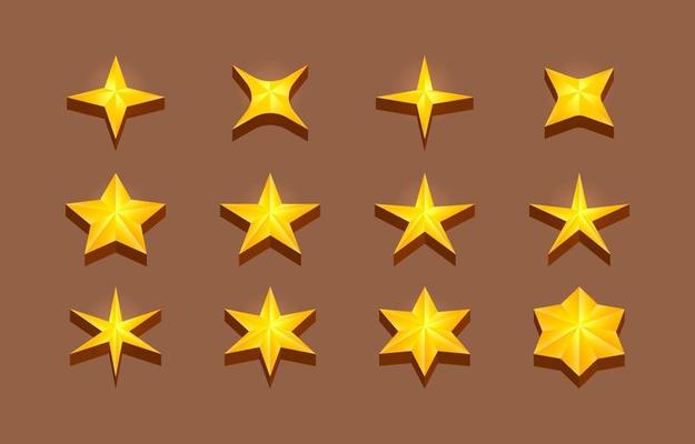 3D Star Shape Collection