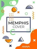 Abstract Geometric Memphis Background vector