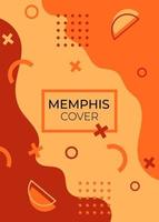 Abstract Geometric Memphis Background vector