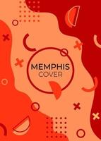 Abstract Geometric Memphis Background vector