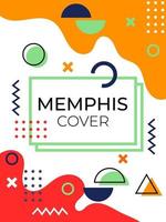 Abstract Geometric Memphis Background vector