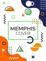 Abstract Geometric Memphis Background vector