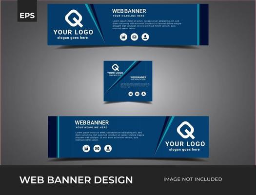 Vector Web Banners Templates design.