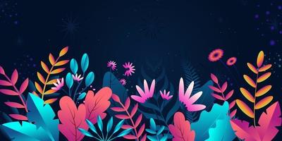 Floral Background and Template vector