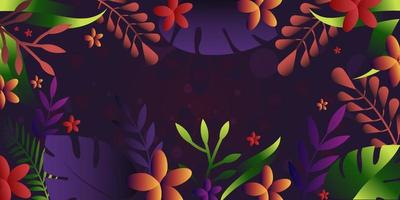 Floral Background and Template vector