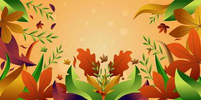 Floral Background and Template vector