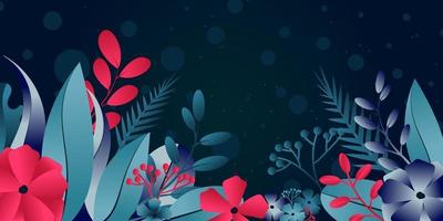 Floral Background and Template vector