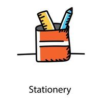 Stationery Office supplies vector