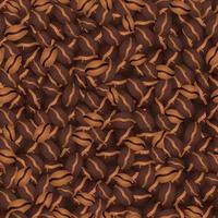 Seamless pattern with coffee grains. Arabica and robusta. vector