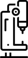 Line icon for machine vector