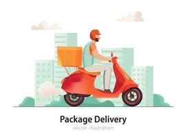 Package Delivery Illustration vector