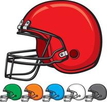 American Football Helmet Collection vector